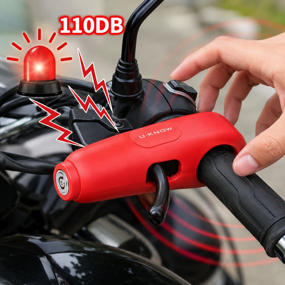 Commuter Bike Lock - Alarma Antirrobo para Manillar de Motocicleta