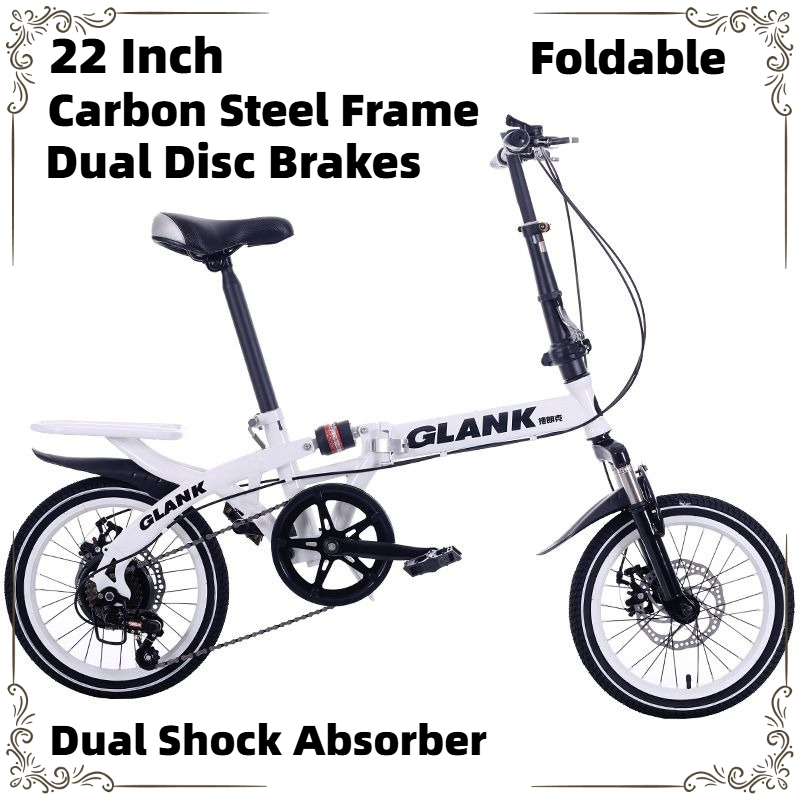 Cycling Commute Speed - Bicicleta Plegable de 22 Pulgadas, Mini