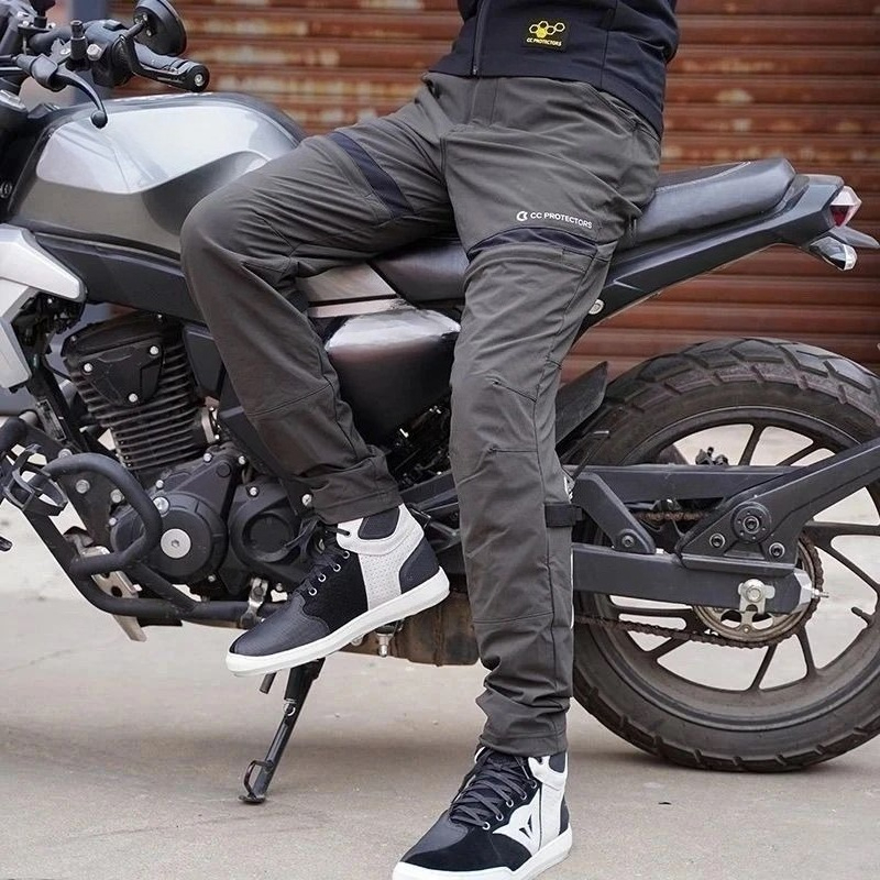 Cycling Commute Pants - Pantalones Airflow para Motocicleta, Transpirables, Antideslizantes