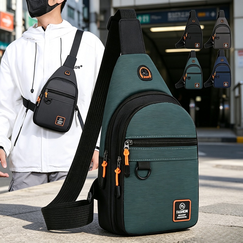 Cycling Journey - Bolsa de pecho deportiva impermeable para