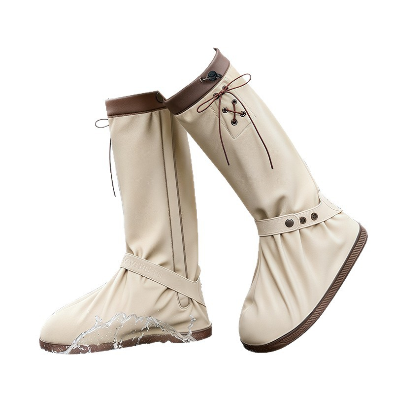 Cycling Commute Rain - Elegantes Cubrezapatos Impermeables Unisex de Caña