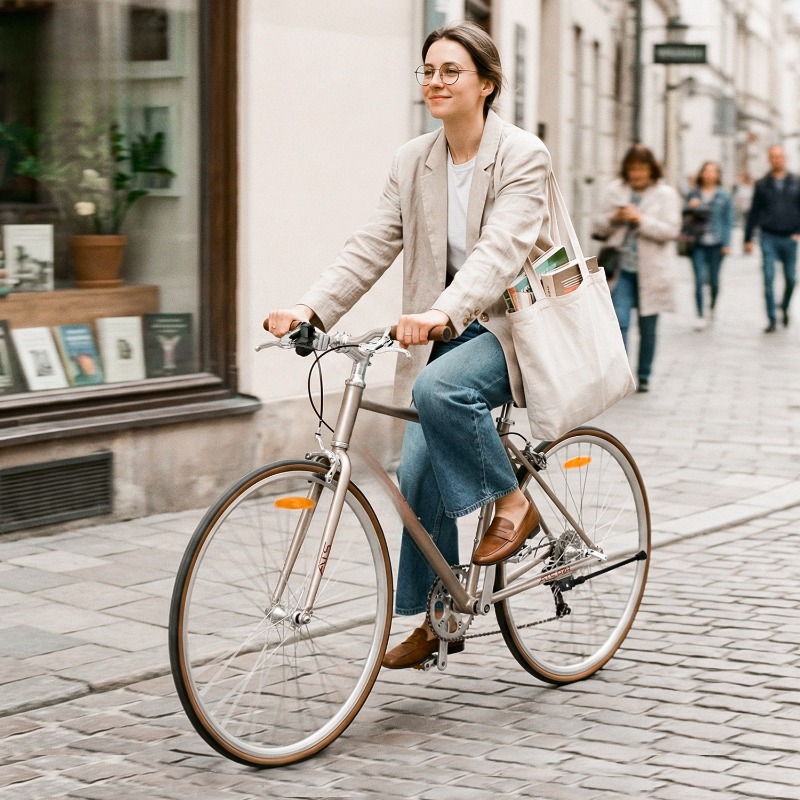 Bicicleta de carretera con man - Cycling Commute Speed reseña y precio
