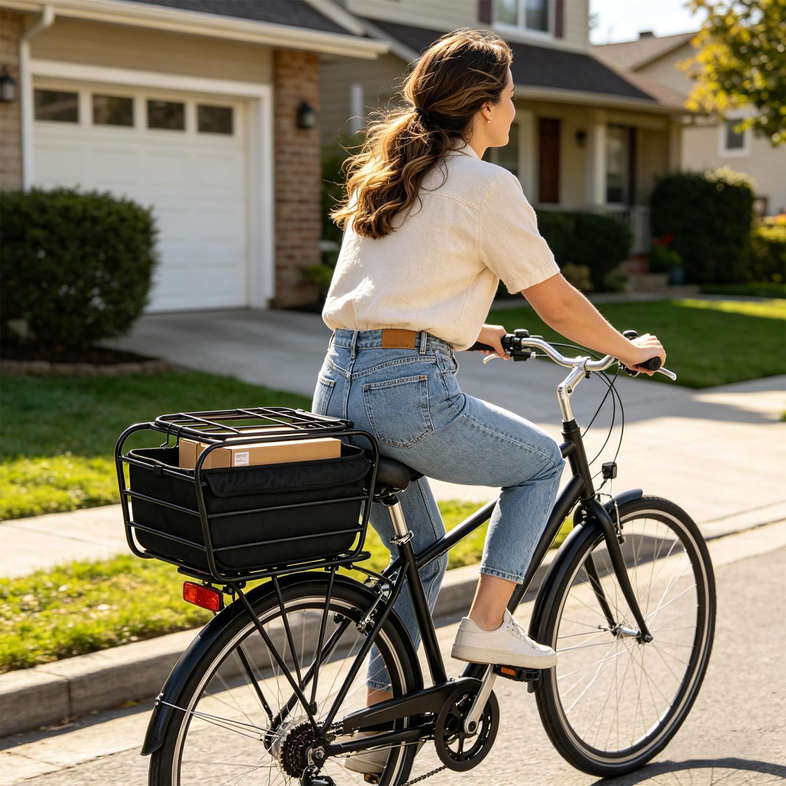 Cesta para bicicleta de gran c - Cycling In City reseña y precio