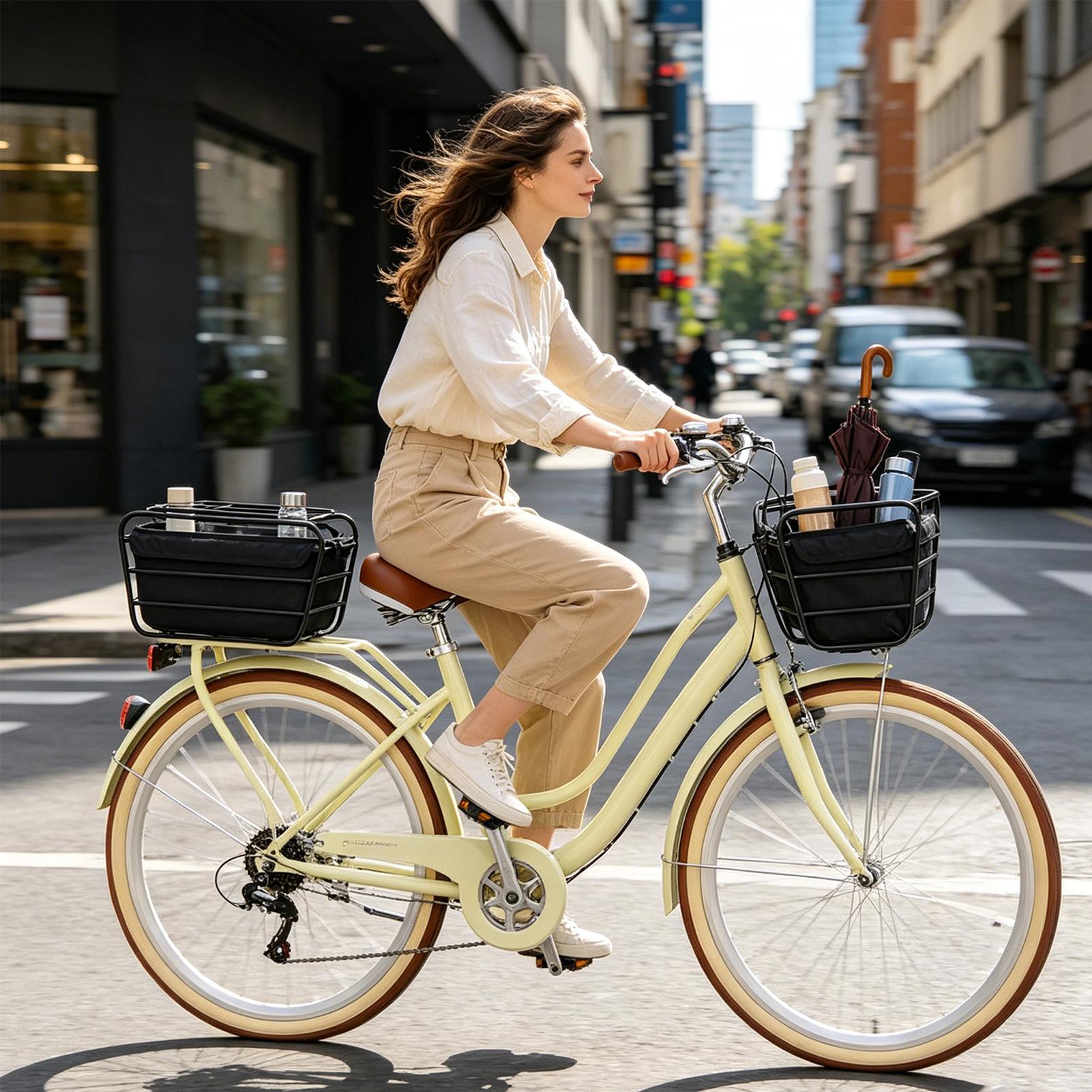Cesta para bicicleta de gran c - Cycling In City reseña y precio
