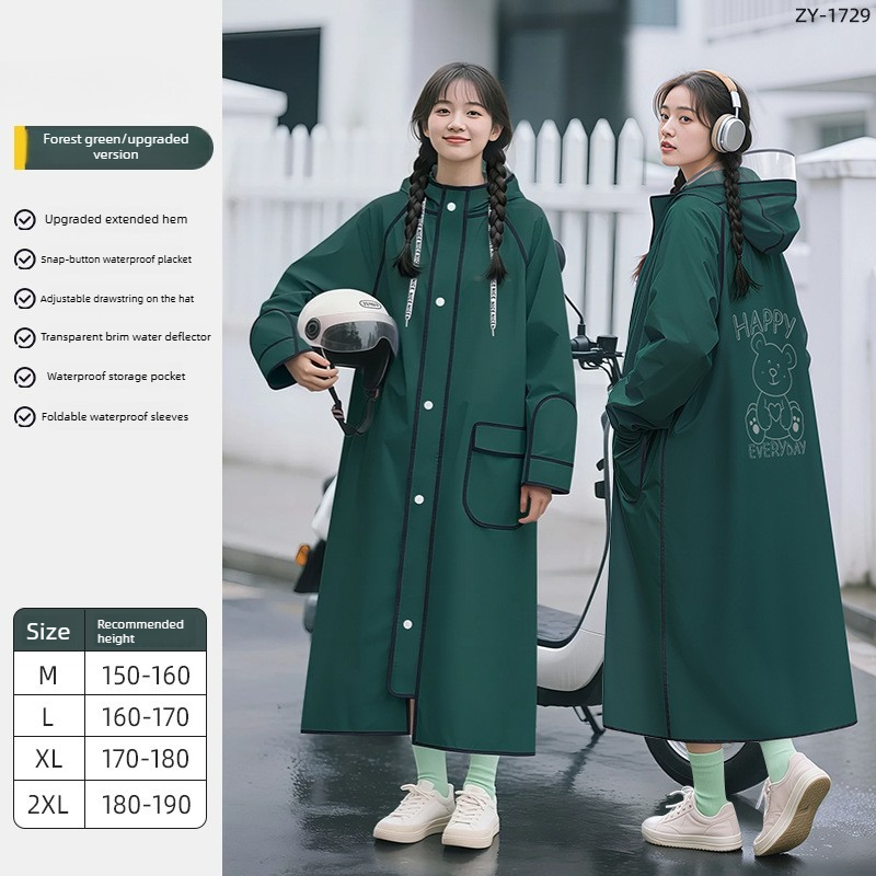 Poncho Impermeable de EVA para - Cycling Commute Rain reseña y precio
