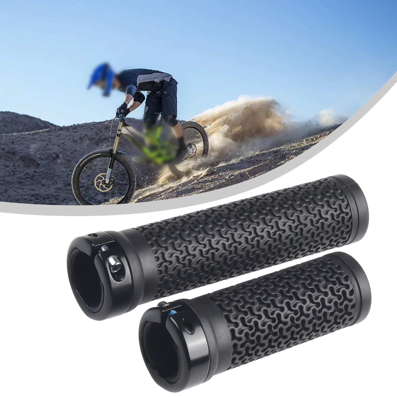 1 par de empuñaduras de goma s - Commuter Bike Lock reseña y precio