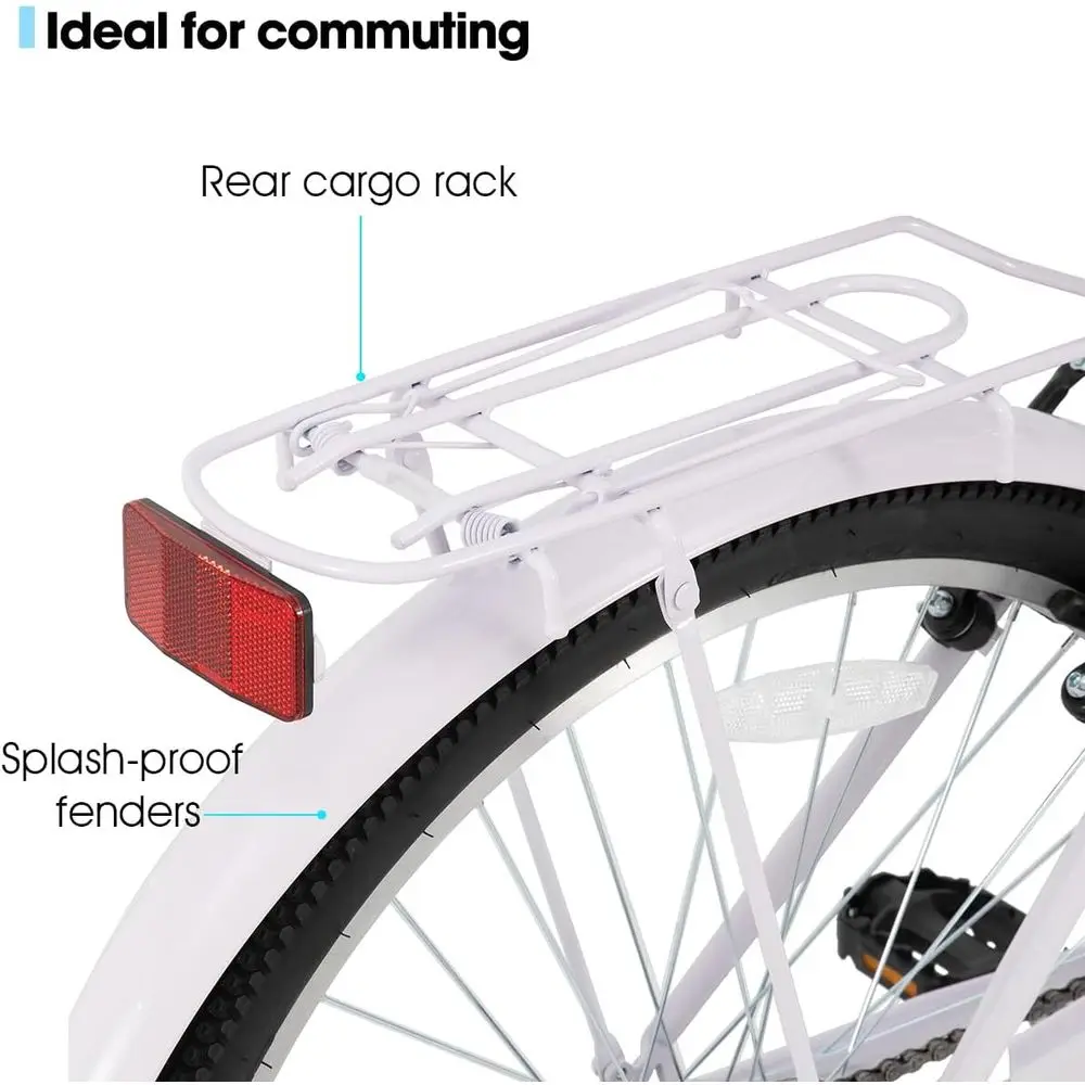 Bicicleta Cruiser de 7 Velocid - Cycling Commute Speed reseña y precio