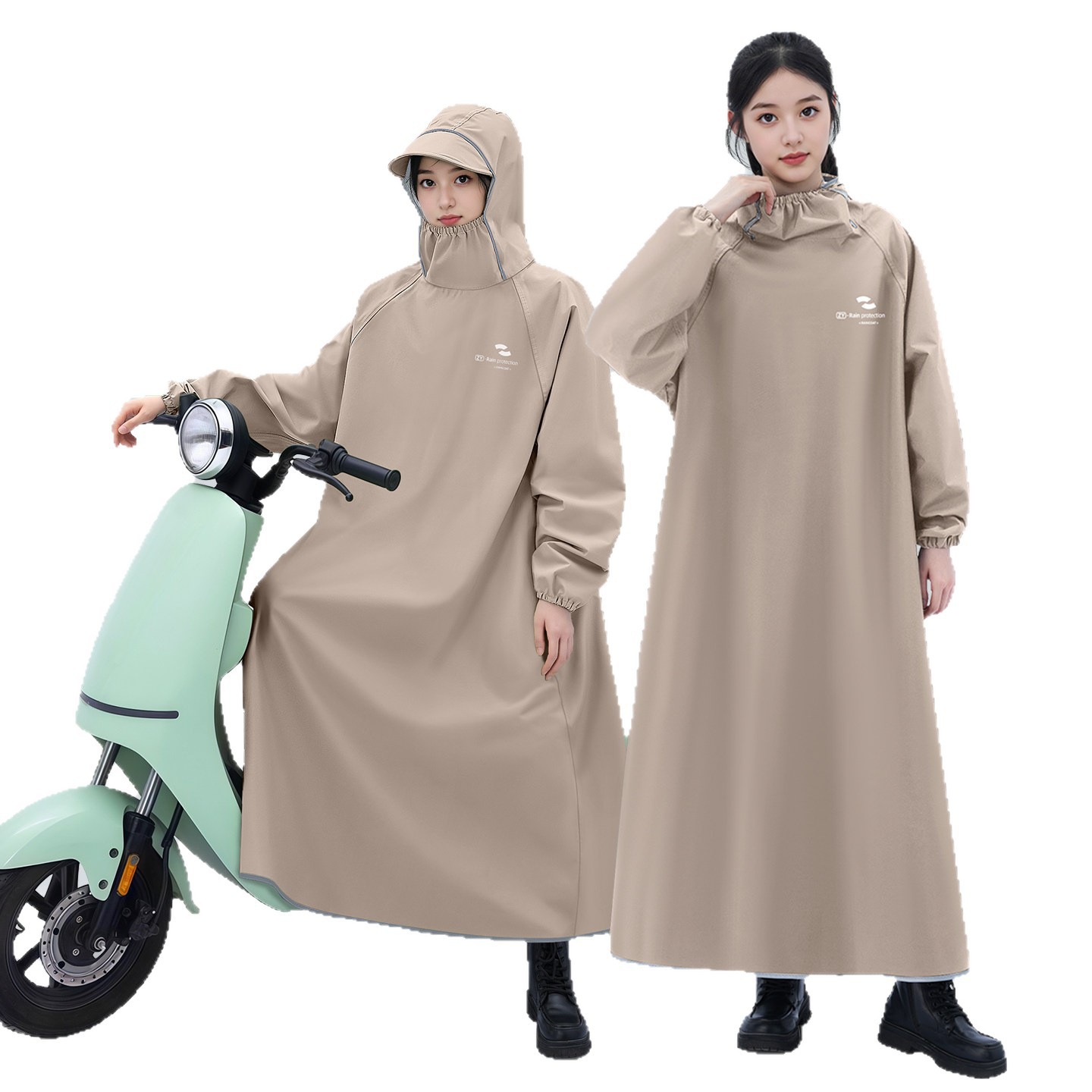 Poncho Impermeable de Manga La - Cycling Commute Rain reseña y precio