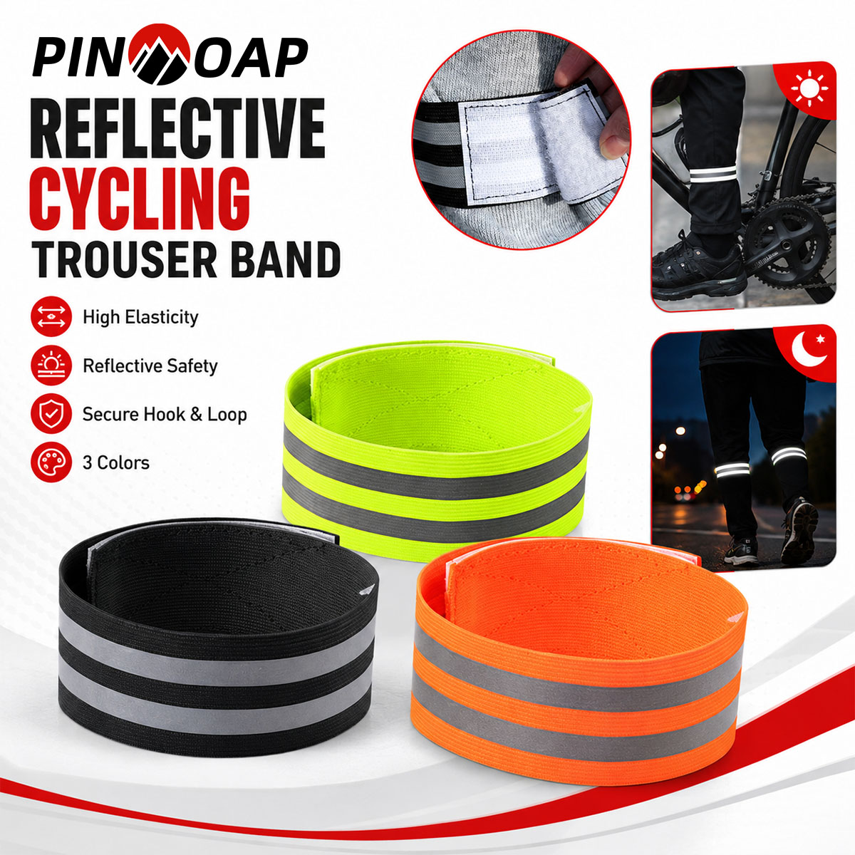 PINMOAP 1/2PCS Correa Reflecta - Cycling Commute Pants reseña y precio